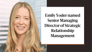 Blackstone Announces Appointment Of Emily Yoder As Senior Managing 